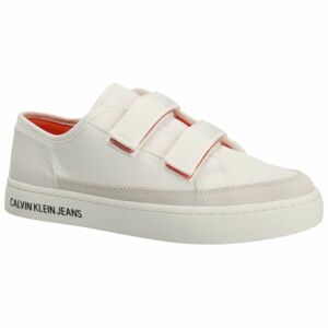 Calvin Klein CLASSIC CUPSOLE VELCRO SOFTNY Férfi szabadidőcipő, fehér, méret