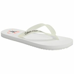 Calvin Klein BEACH SANDAL LOGO Férfi flip-flop papucs, fehér, méret