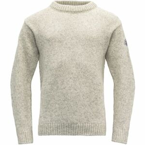 Devold NANSEN WOOL SWEATER Férfi pulóver, bézs, méret