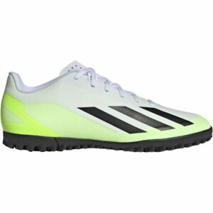 adidas X CRAZYFAST.4 TF Férfi turf futballcipő, fehér, méret 40 2/3