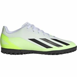 adidas X CRAZYFAST.4 TF Férfi turf futballcipő, fehér, méret 41 1/3