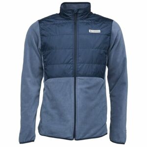 Columbia BASIN BUTTE FLEECE FULL ZIP Férfi hibrid kabát, sötétkék, méret