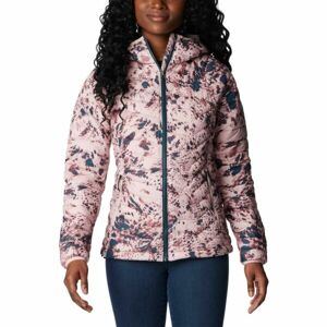 Columbia POWDER LITE HOODED JACKET Női kabát, rózsaszín, méret