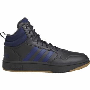 adidas HOOPS 3.0 MID WTR Férfi bokaszárú tornacipő, fekete, méret 47 1/3