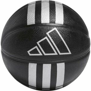 adidas 3S RUBBER MINI Mini kosárlabda, fekete, méret