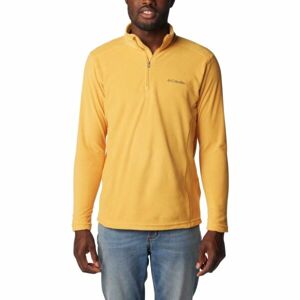 Columbia KLAMATH RANGE II HALF ZIP Férfi outdoor pulóver, sárga, méret