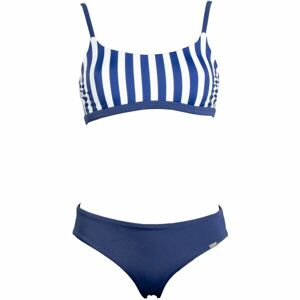 Axis WOMEN'S SWIMWEAR STRIPE Női kétrészes fürdőruha, sötétkék, méret