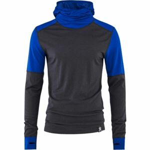 Bula MERINO WOOL HOODIE Férfi merinó pulóver, sötétszürke, méret