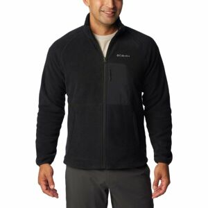 Columbia RAPID EXPEDITION FULL ZIP FLEECE Férfi cipzáras pulóver, fekete, méret