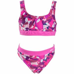 Axis GIRLS' TWO-PIECE SWIMSUIT Lány kétrészes fürdőruha, rózsaszín, méret