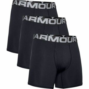 Under Armour UA CHARGED COTTON 6IN 3 PACK Férfi boxeralsó, fekete, méret