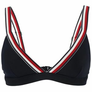 Tommy Hilfiger TH GLOBAL STRIPE-TRIANGLE RP Női bikini felső, sötétkék, méret