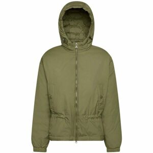 Geox W SPHERICA PARKA - RECYCLE PON Női kabát, khaki, méret
