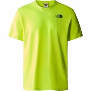 The North Face RED BOX TEE Rövid ujjú férfi póló, fényvisszaverő neon, méret