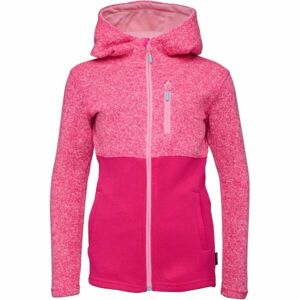 Lewro HAZE Gyerek fleece pulóver, rózsaszín, méret