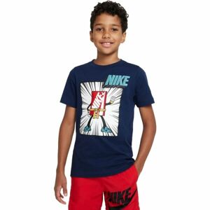 Nike NSW TEE Fiú póló, sötétkék, méret