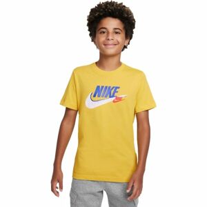 Nike NSW SI SS TEE Fiú póló, sárga, méret
