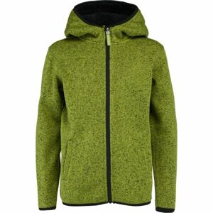 Lewro ZAN Gyerek fleece pulóver, zöld, méret