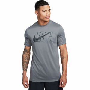 Nike NK DF TEE RLGD CAMO Férfi póló edzéshez, szürke, méret