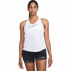 Nike NK ONE DF SWSH HBR TANK Női edzőtop, fehér, méret