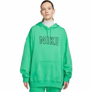 Nike NSW FT OS FLC PO HOODIE SW Női pulóver, zöld, méret