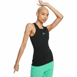 Nike NSW TANK RIB SW Női ujjatlan póló, fekete, méret