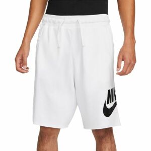 Nike CLUB ALUMNI HBR FT SHORT Férfi rövidnadrág, fehér, méret