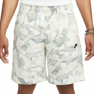 Nike CLUB+ FT SHORT AOP Férfi rövidnadrág, bézs, méret