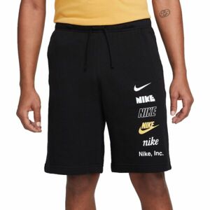 Nike CLUB+ FT SHORT MLOGO Férfi rövidnadrág, fekete, méret
