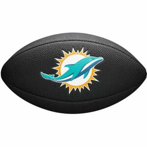 Wilson MINI NFL TEAM SOFT TOUCH FB BL MI Mini rögbi labda, fekete, méret