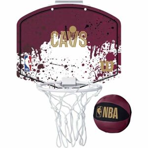 Wilson NBA TEAM MINI HOOP CLE CAVS Mini kosárlabda palánk, bordó, méret