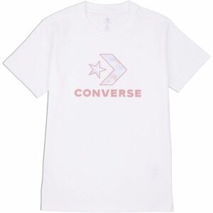 Converse SEASONAL STAR CHEVRON SS TEE Női póló, fehér, méret