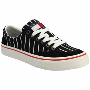 Tommy Hilfiger TOMMY JEANS SKATE CANVAS STRIPES Férfi szabadidő cipő, fekete, méret