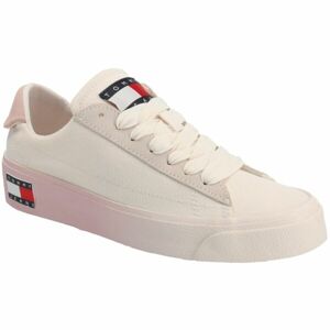 Tommy Hilfiger TOMMY JEANS LEATHER V.FLATFORM Rövid szárú női teniszcipő, fehér, méret