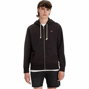 Levi's® NEW ORIGINAL ZIP UP CORE Férfi pulóver, fekete, méret