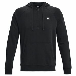 Under Armour RIVAL FLEECE 1/2ZIP HD Férfi pulóver, fekete, méret