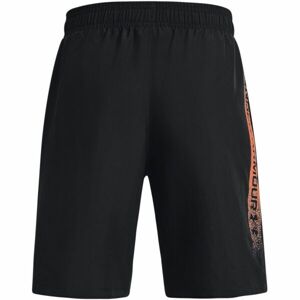 Under Armour WOVEN GRAPHIC SHORTS Fiú rövidnadrág, fekete, méret