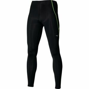 Mizuno BG3000 LONG TIGHT Férfi legging futáshoz, fekete, méret