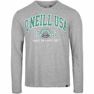 O'Neill STATE L/SLV T-SHIRT Férfi felső, szürke, méret