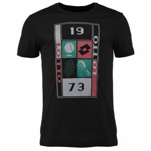 Lotto TEE SUPRA VII Férfi póló, fekete, méret
