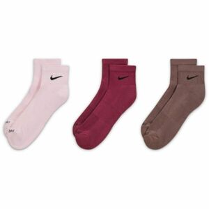 Nike EVERYDAY PLUS Férfi közepes szárú zokni, rózsaszín, méret