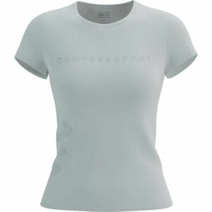 Compressport LOGO SS TSHIRT W Női póló sportoláshoz, fehér, méret