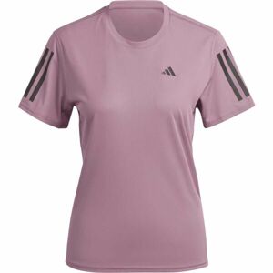 adidas OWN THE RUN TEE Női póló futáshoz, rózsaszín, méret