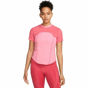 Nike DF AIR SS TOP Női edzőpóló, rózsaszín, méret
