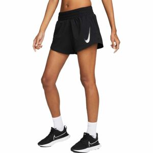 Nike SWOOSH SHORT VENEER VERS Női rövidnadrág, fekete, méret