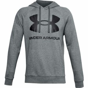 Under Armour RIVAL FLEECE BIG LOGO HD Férfi pulóver, szürke, méret