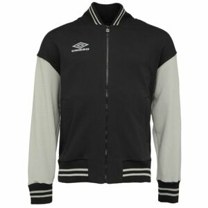 Umbro VARSITY BOMBER Férfi pulóver, fekete, méret