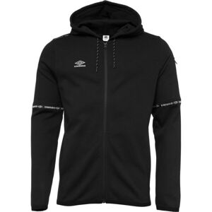 Umbro TECH FZ HOODIE Férfi sportos pulóver, fekete, méret