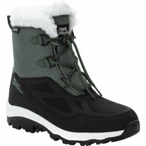 Jack Wolfskin VOJO SHELL XT TEXAPORE MID K Gyerek téli cipő, fekete, méret