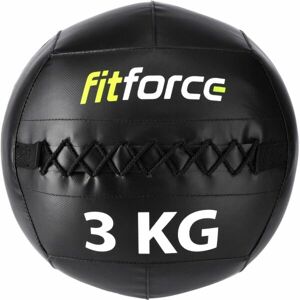 Fitforce WALL BALL 3 KG Medicinbal, fekete, méret
